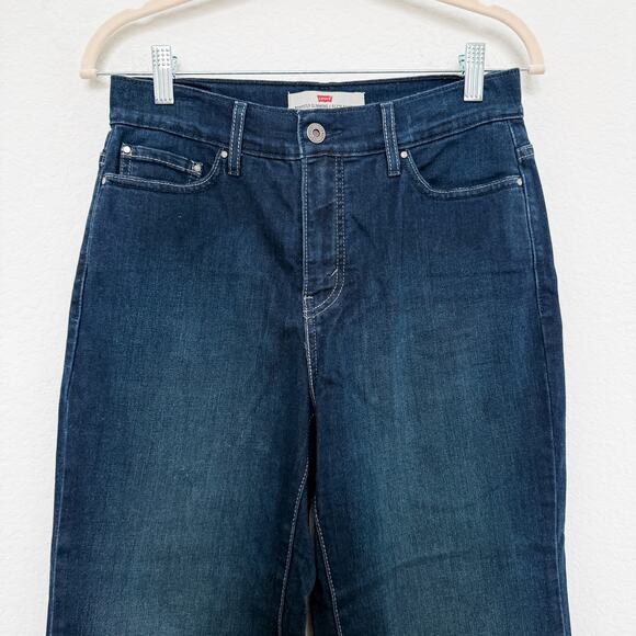 Levi's Perfectly Slimming 215 Bootcut Dark Wash Jeans Womens Size 10 - Picture 2 of 8